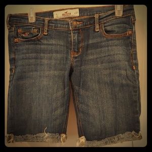 Hollister Long Jean Shorts size 5